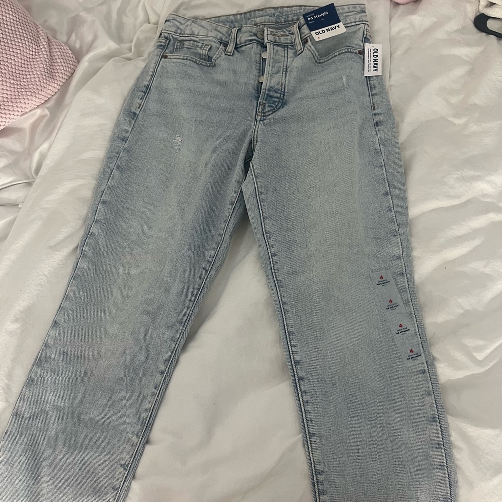 Old Navy Women's Classic Light Blue Straight Leg Jeans